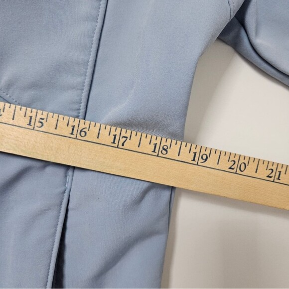 VTG Black Diamond Jacket Women’s Medium Blue Mock Neck Long Sleeve Full Zip GUC - Picture 9 of 10